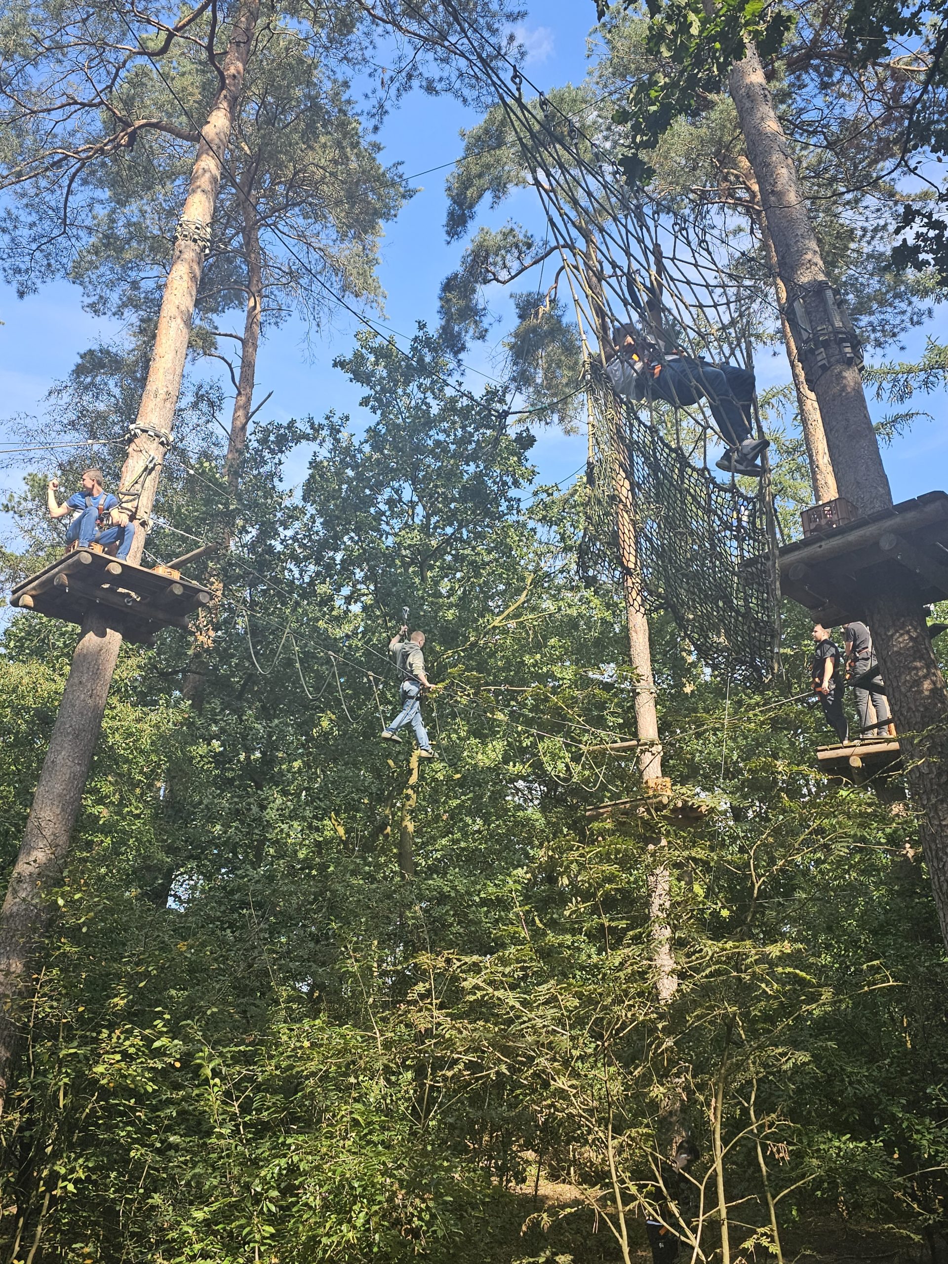 Betriebsausflug 2023 in den Kletterpark