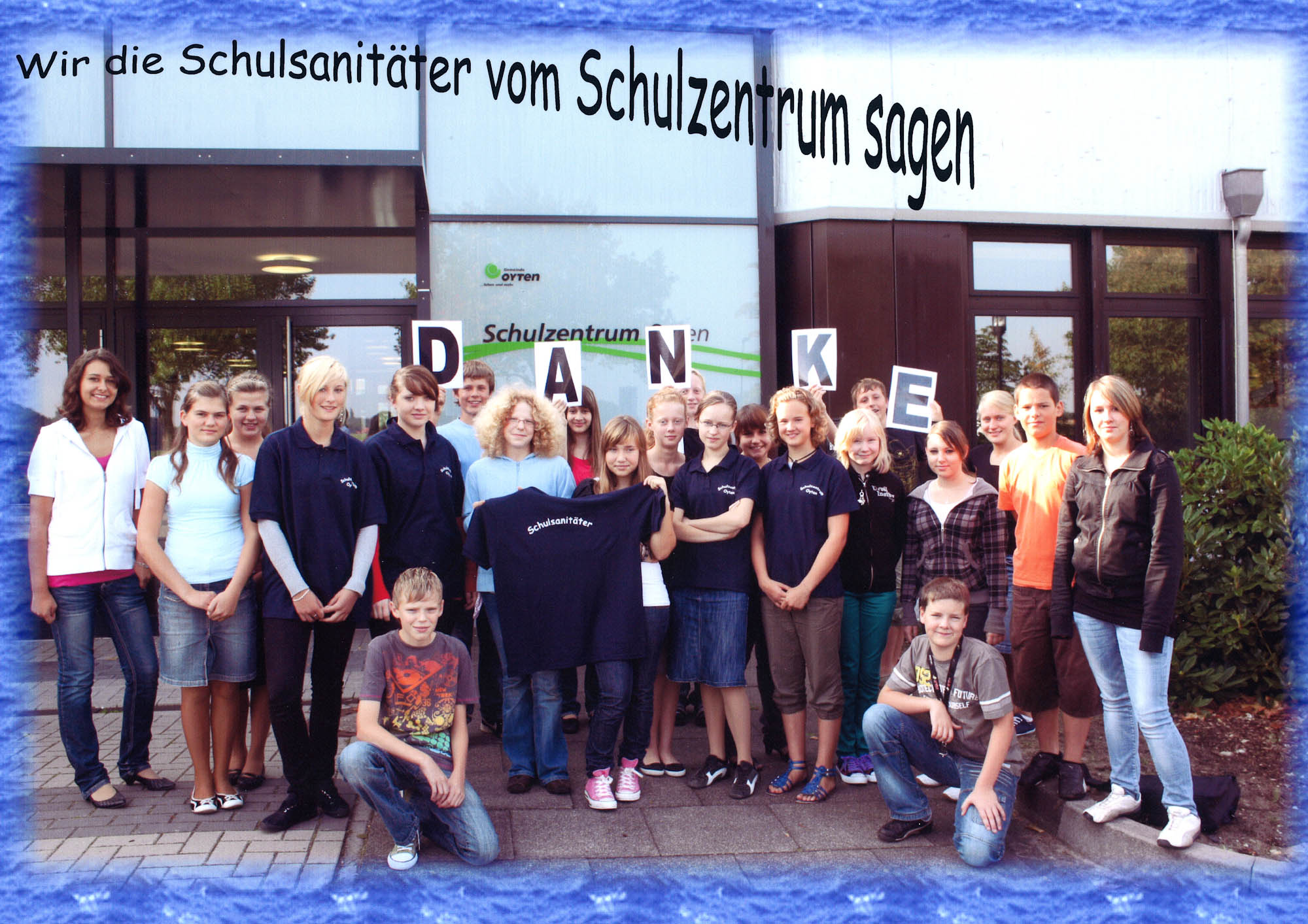 Sponsoring Schulsanitäter im Schulzentrum Oyten